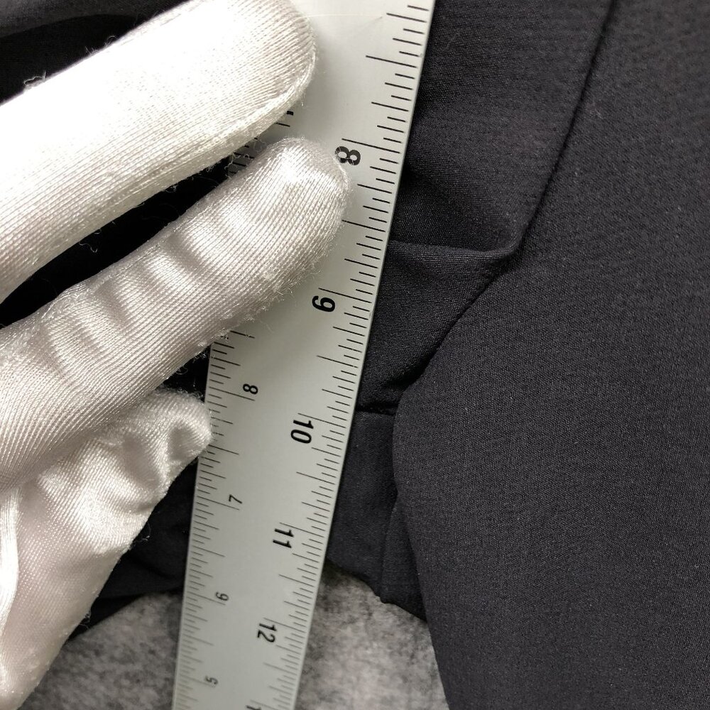 Athleta Black Ankle Pants Womens Size 4 Mid Rise Split Hems Slim Dress Pant - Picture 6 of 9